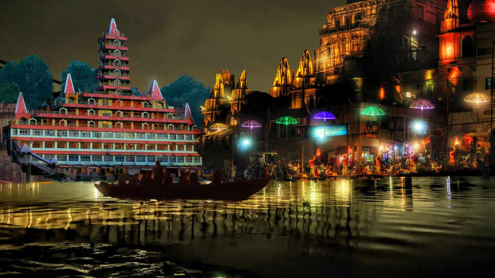 Varanasi Aarti Painting