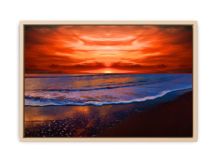 Beach  Sunrise  Painting 