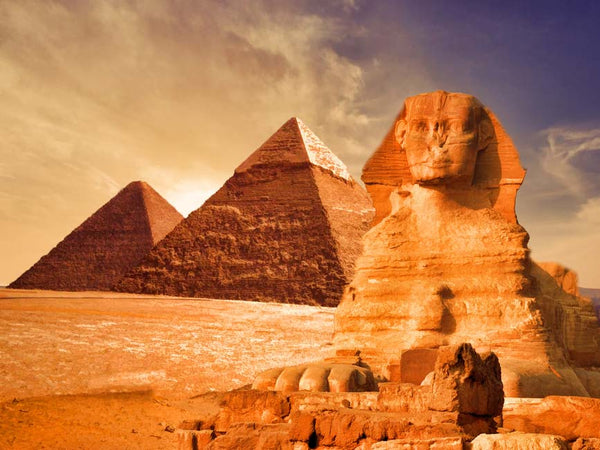 Brown Pyramid Painting
