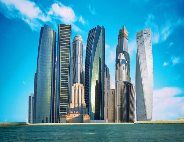 Dubai Skyline Painting2