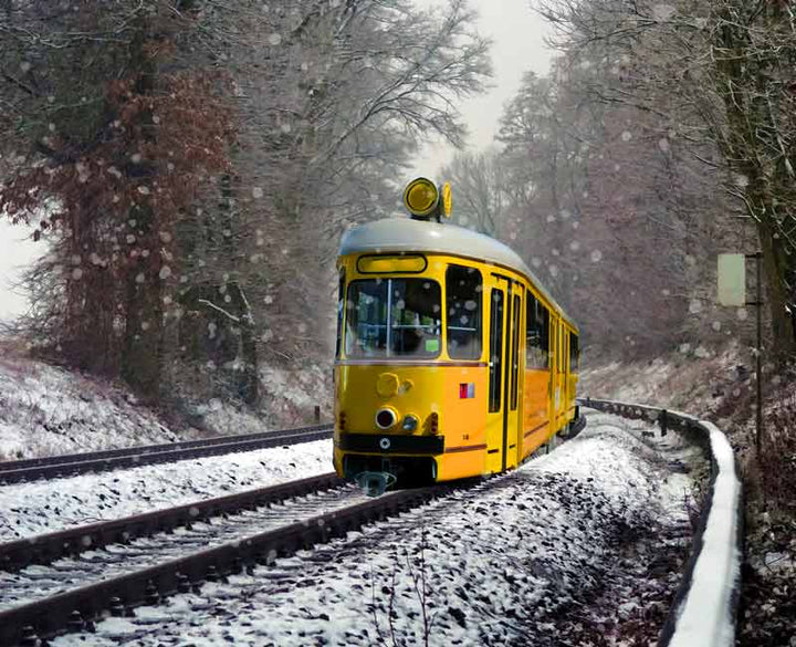Yellow Tram Painting
