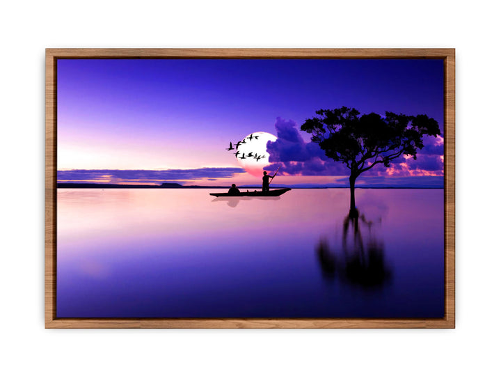 Fisherman Lake Painting 