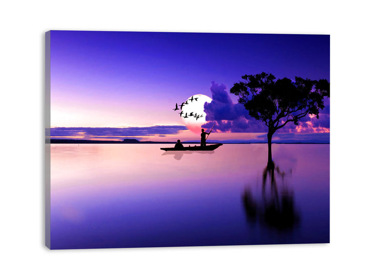 Fisherman Lake Painting 