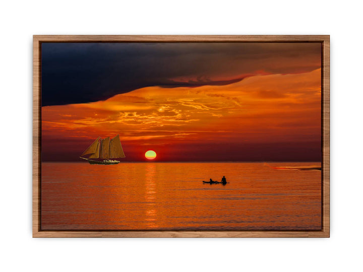 Fisherman  and Ship Painting 
