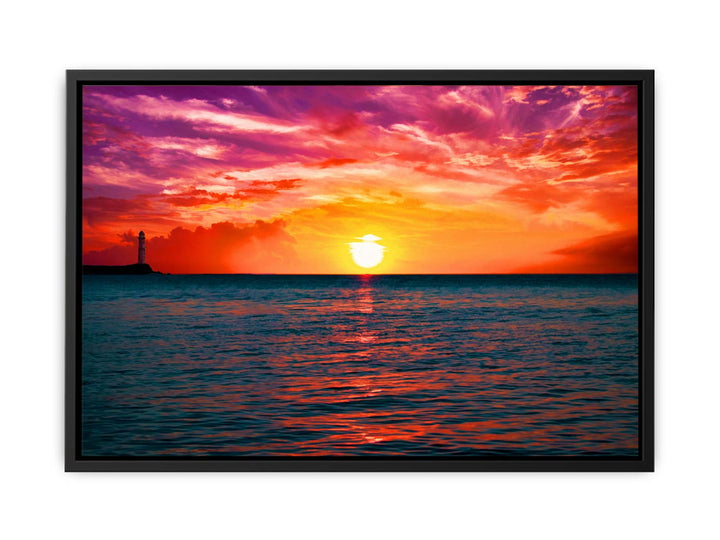 Glimmering Sunrise Painting 