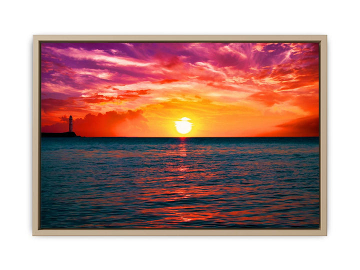 Glimmering Sunrise Painting 
