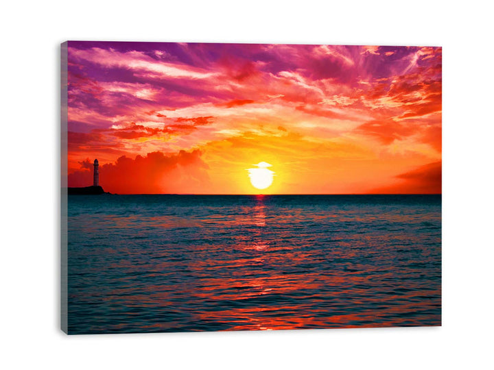 Glimmering Sunrise Painting 