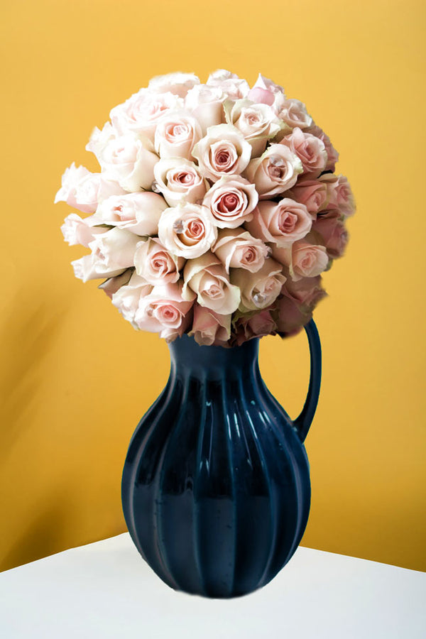 Blue Flower Vase Painting