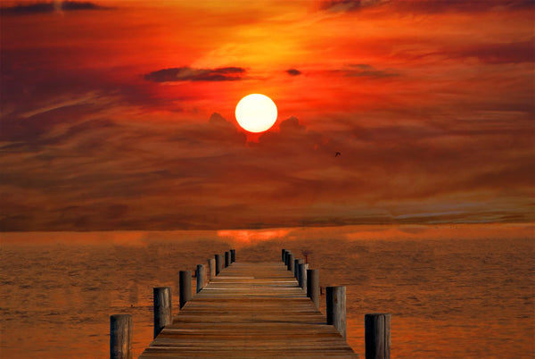 Jetty Sunrise Painting