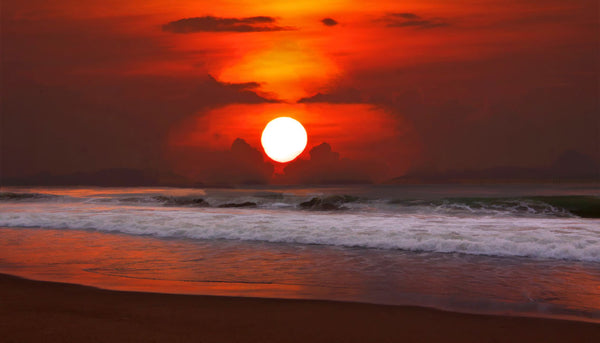 Sea Sunset Painting