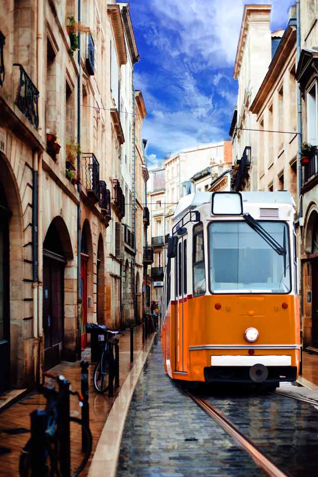 Norway Tram Painting