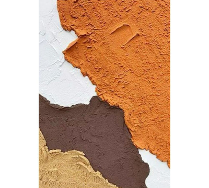 OrangeAnd Brown Modern Abstract Painting 