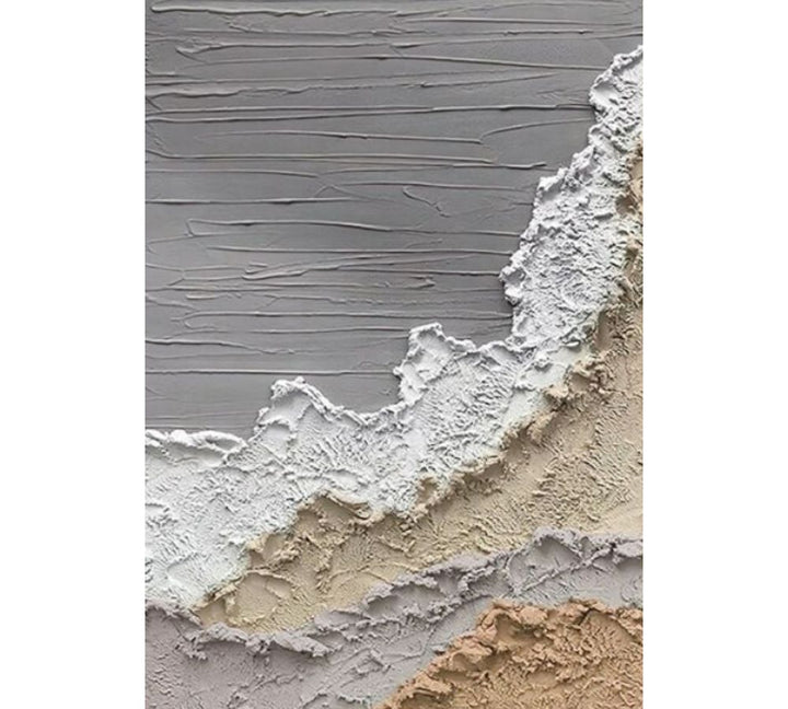 Grey Modern Abstract Painting 