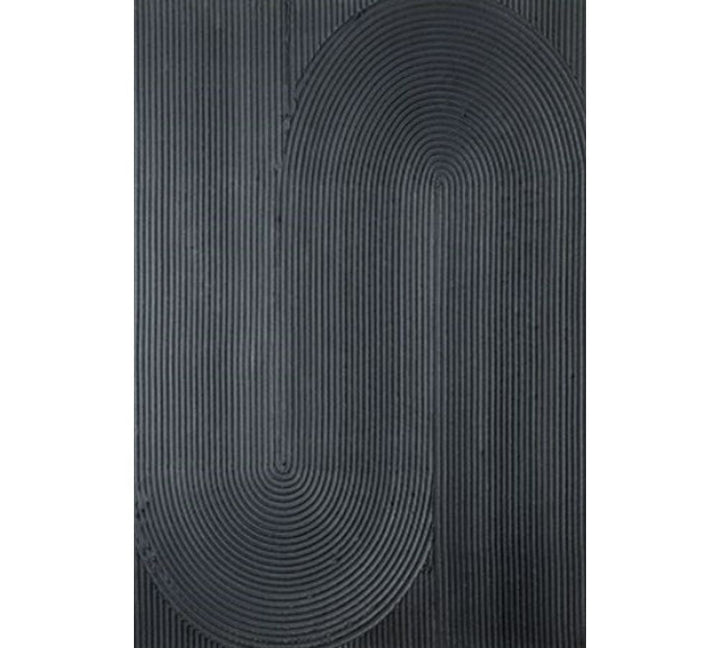 Black Modern Abstract Painting 