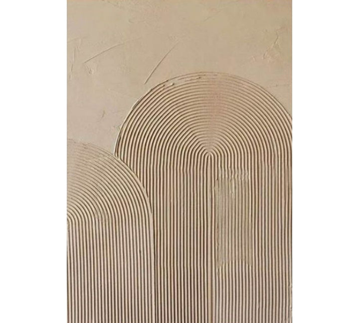 Brown Modern Abstract Painting 