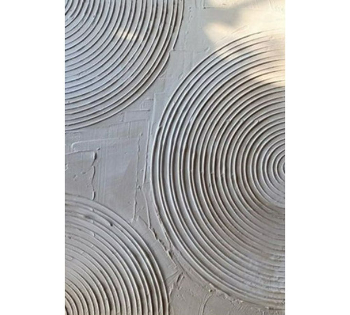 Modern  Abstract Grey And Black Painting 