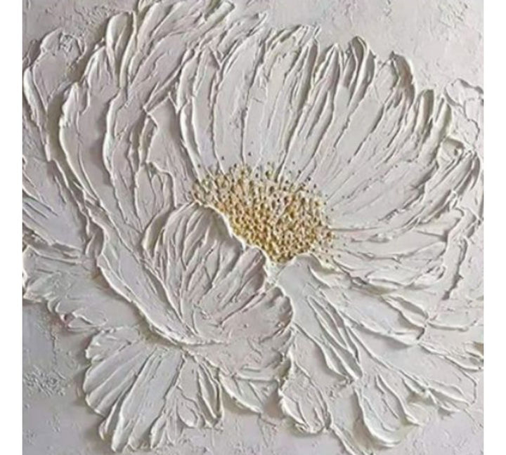 Modern Abstract Flower Painting 